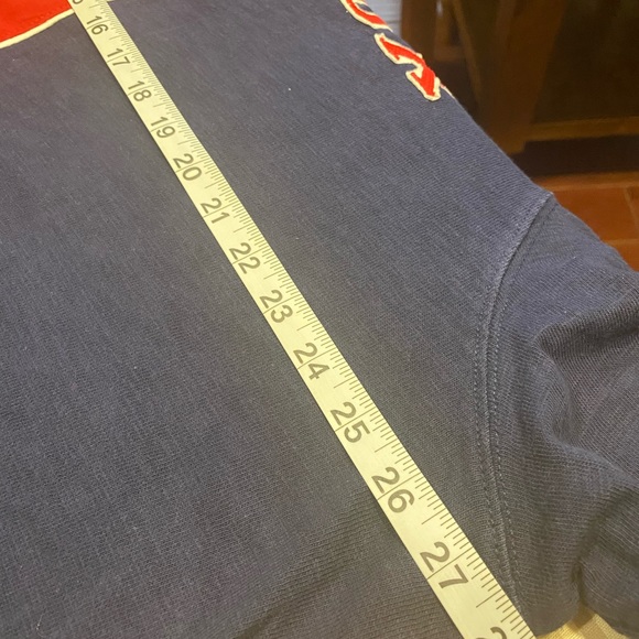 Men’s Navy and Red Daniel Cremieux Varsity Style Sweater - Picture 5 of 5